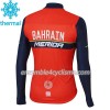 Maillot Cyclisme 2017 Bahrain Merida Hiver Thermal Fleece N001